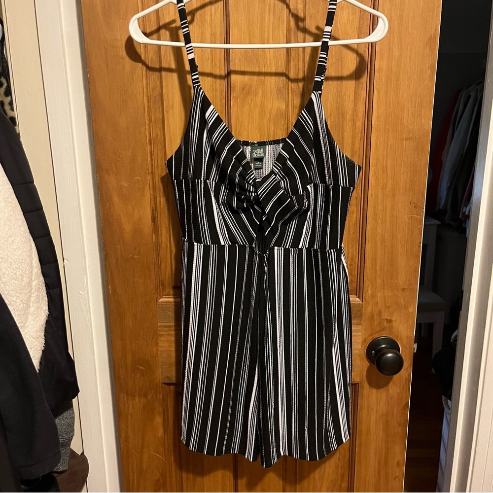 Striped romper